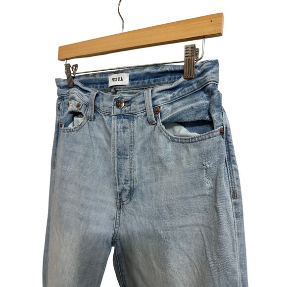 PISTOLA Cassie Super‎ High Rise Straight by my side jeans size 28 $138 - Picture 2 of 6
